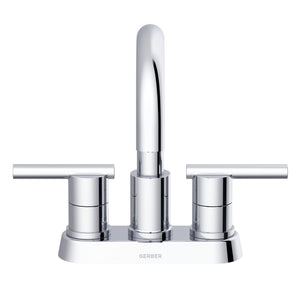 Gerber D307058 Parma Two Handle Centerset Bathroom Faucet With Metal Touch DOWN...