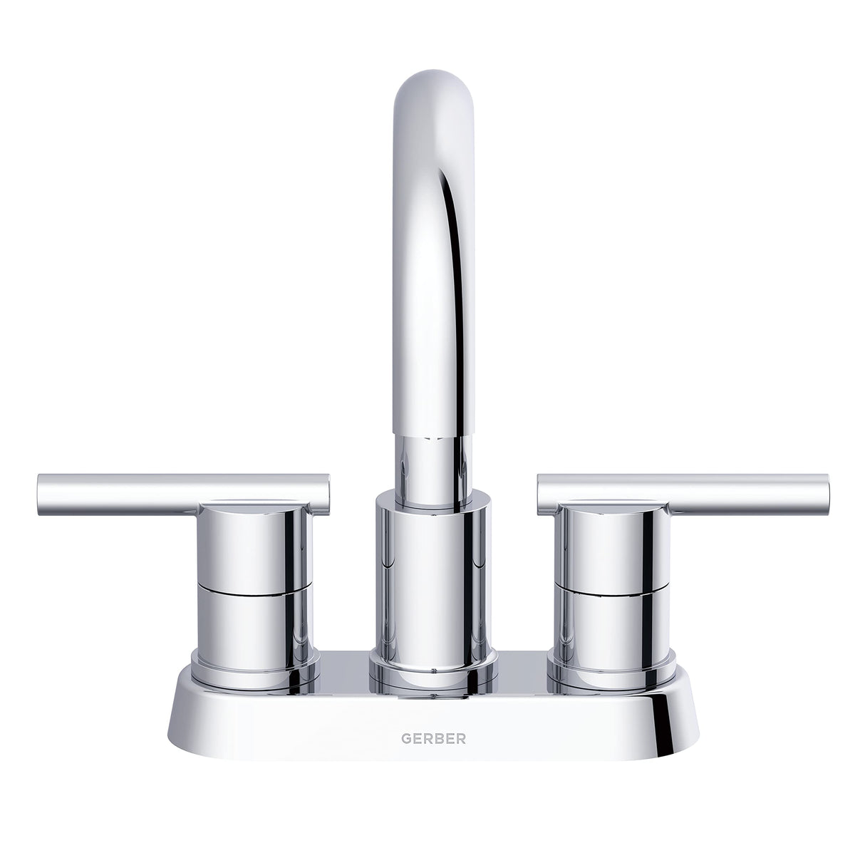 Gerber D307158 Parma Two Handle Centerset Bathroom Faucet With Metal Pop-up DRA...