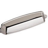 Amerock Cabinet Cup Pull Polished Chrome 5-1/16 inch (128 mm) Center-to-Center Stature 1 Pack Drawer Pull Drawer Handle Cabinet Hardware