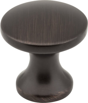 Elements 3915-BNBDL 1" Diameter Brushed Pewter Slade Cabinet Mushroom Knob
