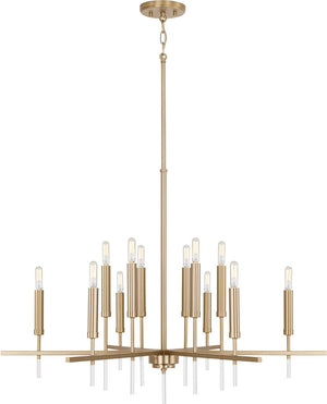 Capital Lighting 449301MA Elora 12 Light Chandelier Matte Brass