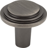 Elements 331BNBDL 1-1/8" Diameter Brushed Pewter Round Calloway Cabinet Knob