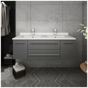 Fresca FCB6148WH-UNS-D-CWH-U