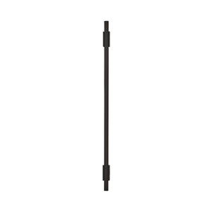 Amerock Cabinet Pull Matte Black/Matte Black 10-1/16 inch (256 mm) Center to Center Urbanite 1 Pack Drawer Pull Drawer Handle Cabinet Hardware