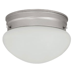 Capital Lighting 5356MN Scott 1 Light Flush Mount Matte Nickel