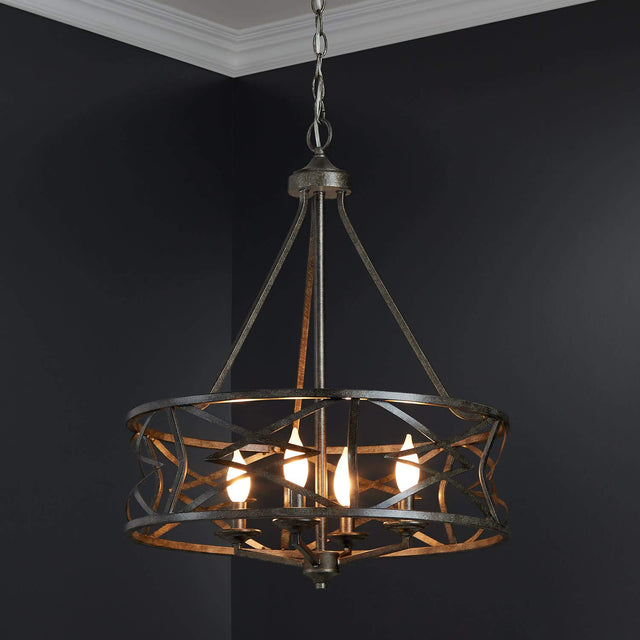 Millennium Lighting 2174-AS Lakewood Chandelier Light