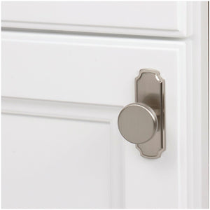 Jeffrey Alexander B812-BC 2-13/16" Brushed Chrome Knob Backplate