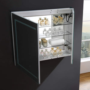 Fresca FMC023630 Fresca Spazio 36" Wide x 30" Tall Bathroom Medicine Cabinet w/ LED Lighting & Defogger