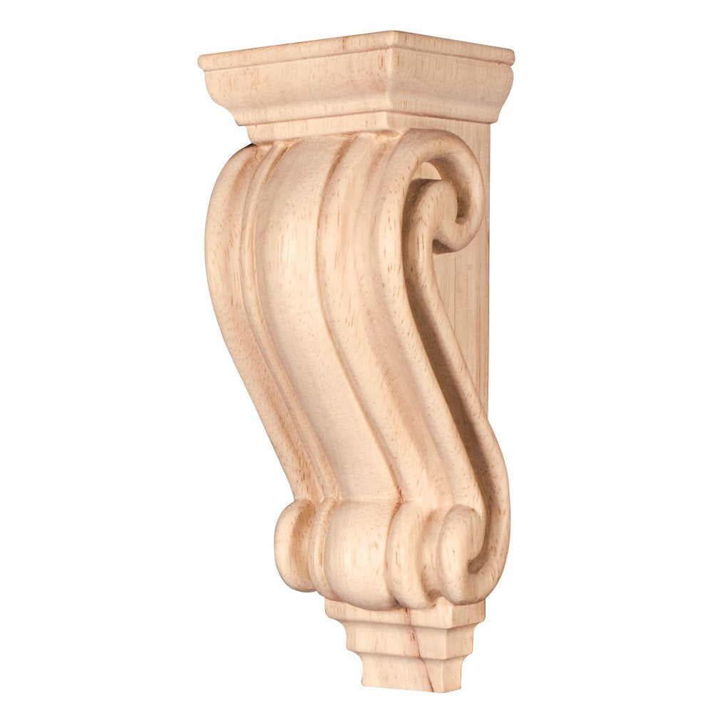 Hardware Resources CORC-PCH 2-9/16" W x 2-7/16" D x 7" H Cherry Scrolled Corbel