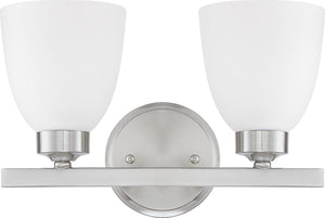 Capital Lighting 114321BN-333 Jameson 2 Light Vanity Brushed Nickel