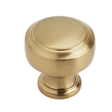 Amerock Cabinet Knob Champagne Bronze 1-3/16 inch (30 mm) Diameter Highland Ridge 1 Pack Drawer Knob Cabinet Hardware