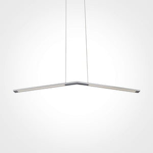Vonn VMC31520AL Haeidi 43" LED Low-Profile Linear Chandelier in Satin Nickel