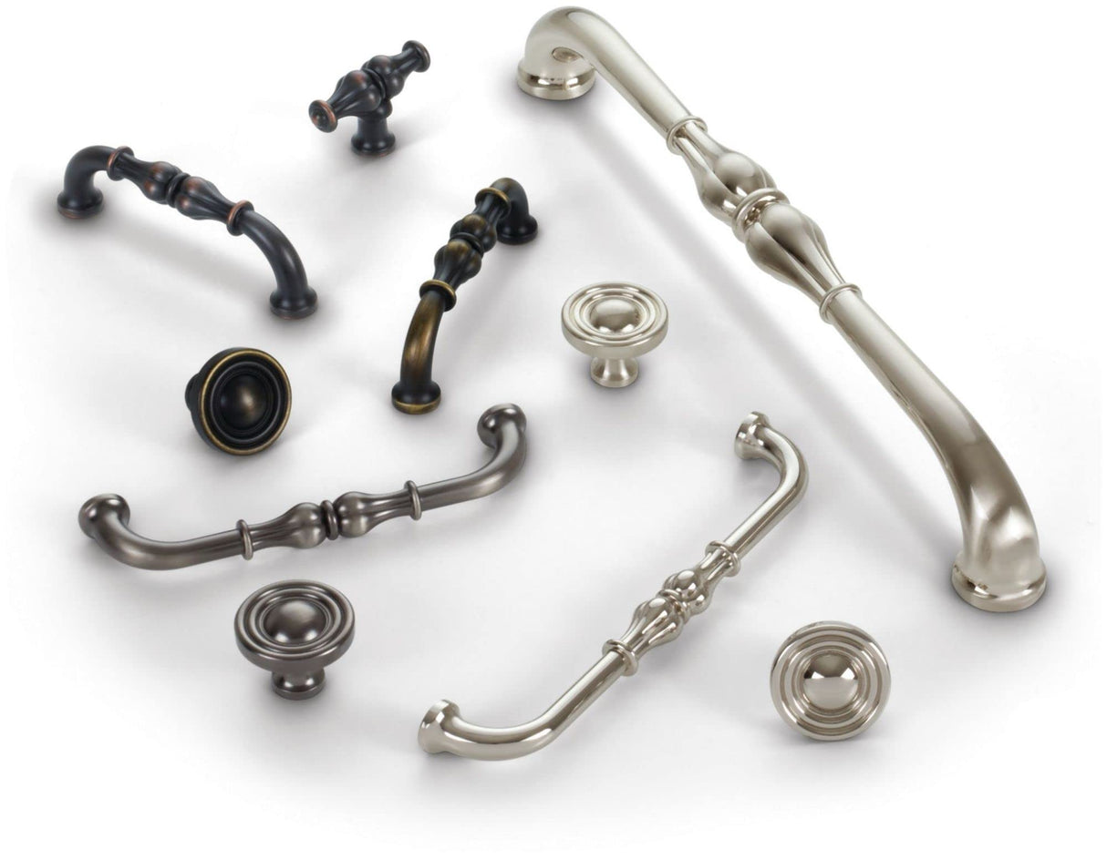 Jeffrey Alexander 818L-NI 2-1/4" Polished Nickel Bella Cabinet "T" Knob
