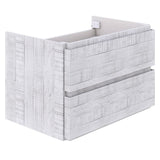 Fresca FCB31-123012RWH Fresca Formosa 53" Wall Hung Modern Bathroom Cabinet in Rustic White