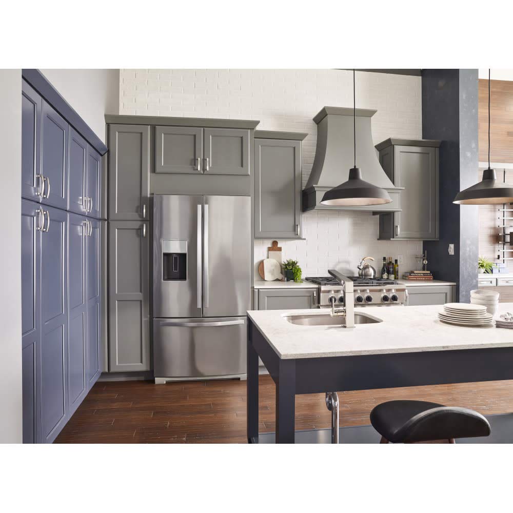 Elements 449-96PC 96 mm Center-to-Center Polished Chrome Square Hadly Cabinet Pull