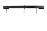 Enclume WR2 BK 30" Classic Wall Rack Utensil Bar w/ 6 Hooks BK