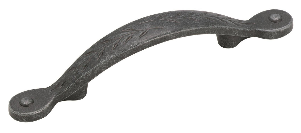 Amerock Cabinet Pull Wrought Iron Dark 3 inch (76 mm) Center to Center Nature's Splendor 1 Pack Drawer Pull Drawer Handle Cabinet Hardware