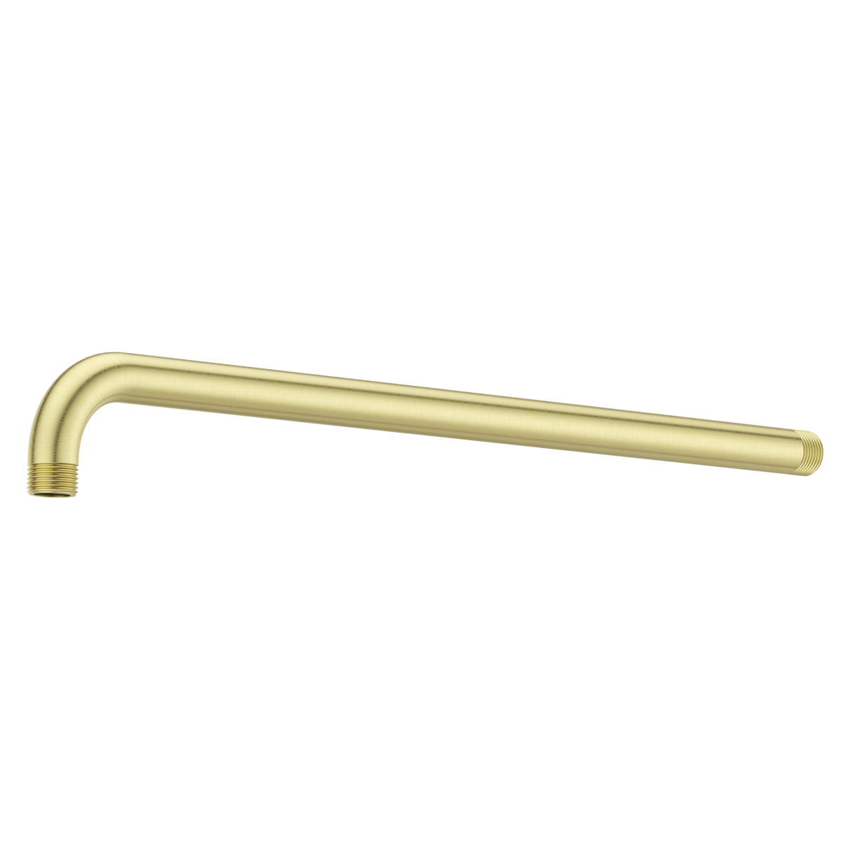 Universal 18 in. Straight Shower Arm in Brushed Gold