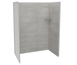 MAAX 107463-304-516 Utile 6032 Composite Direct-to-Stud Three-Piece Alcove Shower Wall Kit in Factory Rough Vapor