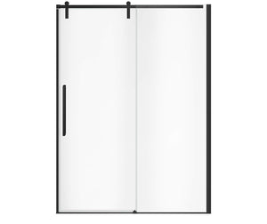 MAAX 135875-900-340-000 Nebula 56 ½-58 ½ x 78 ¾ in. 8mm Sliding Shower Door for Alcove Installation with Clear glass in Matte Black