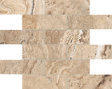 Anatolia Tile 2X6 Antico Classic Matte Porcelain Brick Mosaics. 1 Sheet = .96 Sq. Ft. 4501-0006-0 (63-469) Classic Brick 2x6 - premium natural stone mosaic tile from Anatolia Tile, available at PoshHaus showroom in Keene, NH