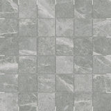 Anatolia Tile 2X2 Torino Argento Matte 36 Piece Porcelain Mosaics. 1 Sheet = .96 Sq. Ft. 4501-0289-0 (63-571) Argento 2x2 - premium natural stone mosaic tile from Anatolia Tile, available at PoshHaus showroom in Keene, NH