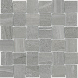 Anatolia Tile 2X2 Basketweave Davenport Earth Matte Porcelain Mosaicis. 1 Sheet = .97 Sq. Ft. 4501-0079-0 (63-578) Earth Basketweave 2x2 - premium natural stone mosaic tile from Anatolia Tile, available at PoshHaus showroom in Keene, NH