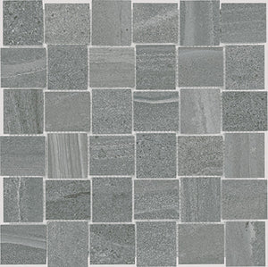 Anatolia Tile 2X2 Basketweave Davenport Mica Matte Porcelain Mosaics. 1 Sheet = .97 Sq. Ft. 4501-0081-0 (63-579) Mica Basketweave 2x2 - premium natural stone mosaic tile from Anatolia Tile, available at PoshHaus showroom in Keene, NH