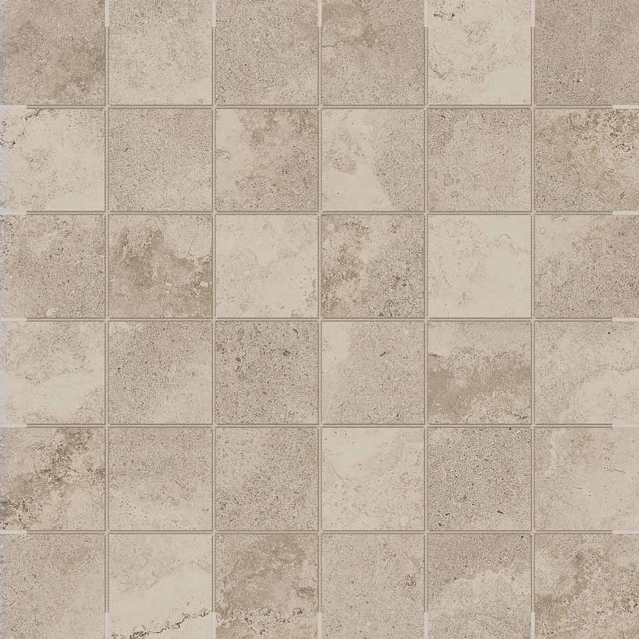 Anatolia Tile 2X2 Veneta Ardesia Matte 36 Piece Porcelain Mosaics. 1 Sheet = .96 Sq. Ft. 4501-0297-0 (63-584) Ardesia 2x2 - premium natural stone mosaic tile from Anatolia Tile, available at PoshHaus showroom in Keene, NH