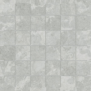 Anatolia Tile 2X2 Veneta Grigio Matte 36 Piece Porcelain Mosaics. 1 Sheet = .96 Sq. Ft. 4501-0299-0 (63-586) Grigio 2x2 - premium natural stone mosaic tile from Anatolia Tile, available at PoshHaus showroom in Keene, NH