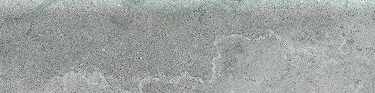 Anatolia Tile 3X12 Bullnose Veneta Argento Matte Porcelain Trim 63-591  - premium natural stone mosaic tile from Anatolia Tile, available at PoshHaus showroom in Keene, NH