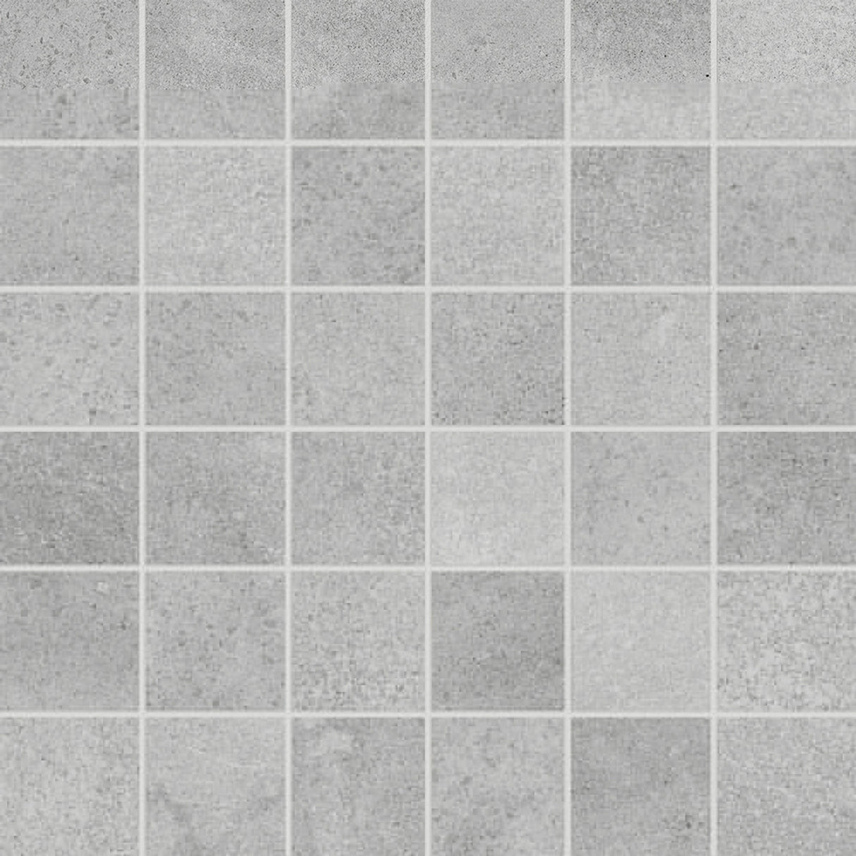 Anatolia Tile 2X2 Industria Lithium Matte 36 Piece Porcelain Mosaics. 1 Sheet = .96 Sq. Ft. 4501-0105-0 (63-593) Lithium 2x2 - premium natural stone mosaic tile from Anatolia Tile, available at PoshHaus showroom in Keene, NH