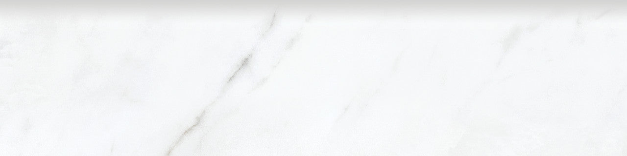 Anatolia Tile 3X12 Bullnose Altezza Carrara Matte Porcelain Trim 63-664  - premium natural stone mosaic tile from Anatolia Tile, available at PoshHaus showroom in Keene, NH