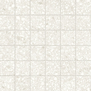Anatolia Tile 2X2 Station Ivory Matte 36 Piece Porcelain Mosaics. 1 Sheet = .96 Sq. Ft. 4501-0316-0 (63-666) Ivory 2x2 - premium natural stone mosaic tile from Anatolia Tile, available at PoshHaus showroom in Keene, NH