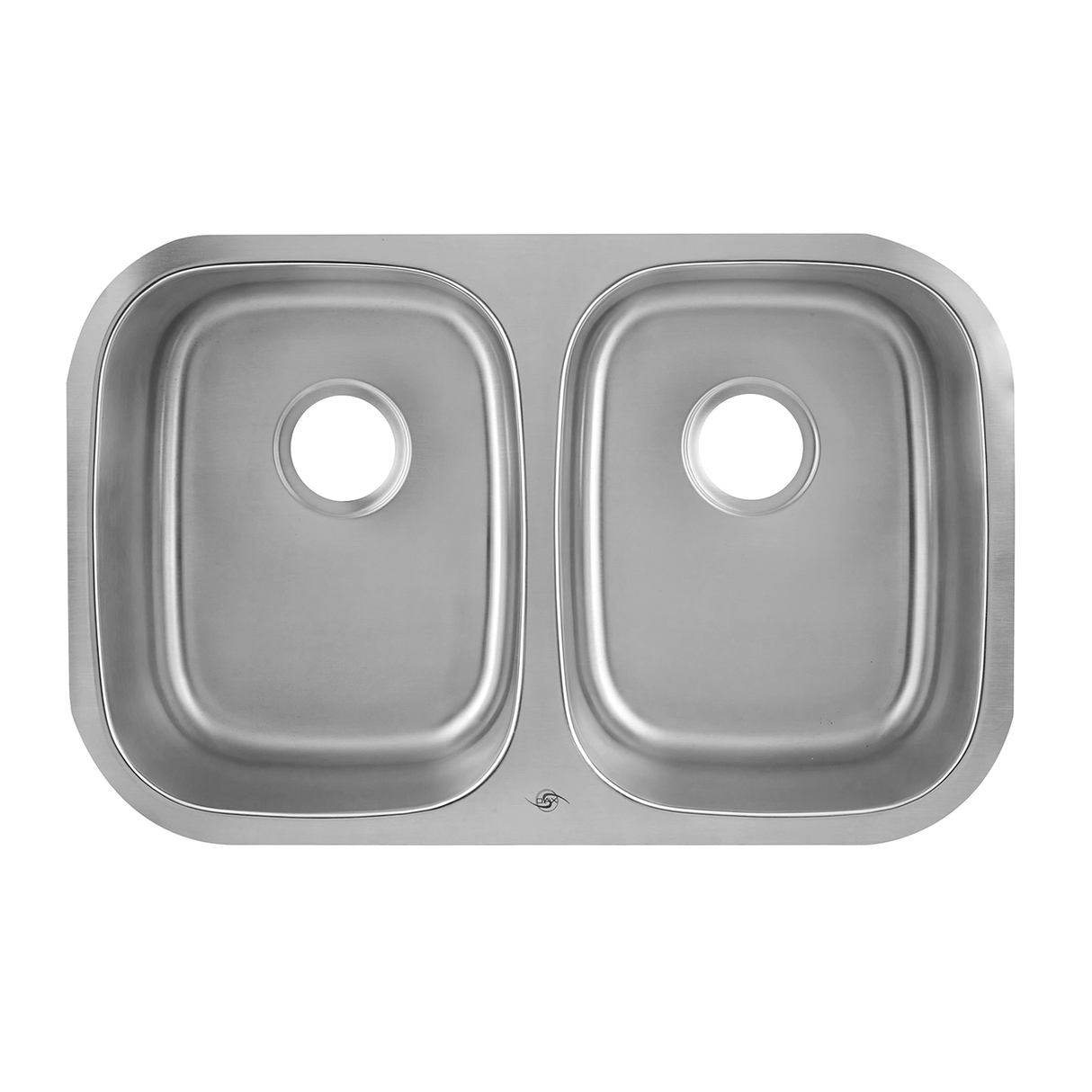 DAX Stainless Steel 50/ 50 Double Bowl Undermount Kitchen Sink, Brushed Stainless Steel DAX-2918