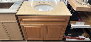 J&K 36” Bathroom Vanity with Quartz Top 8” Widespread