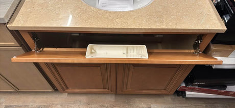 J&K 36” Bathroom Vanity with Quartz Top 8” Widespread