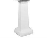 Richmond Pedestal Leg White