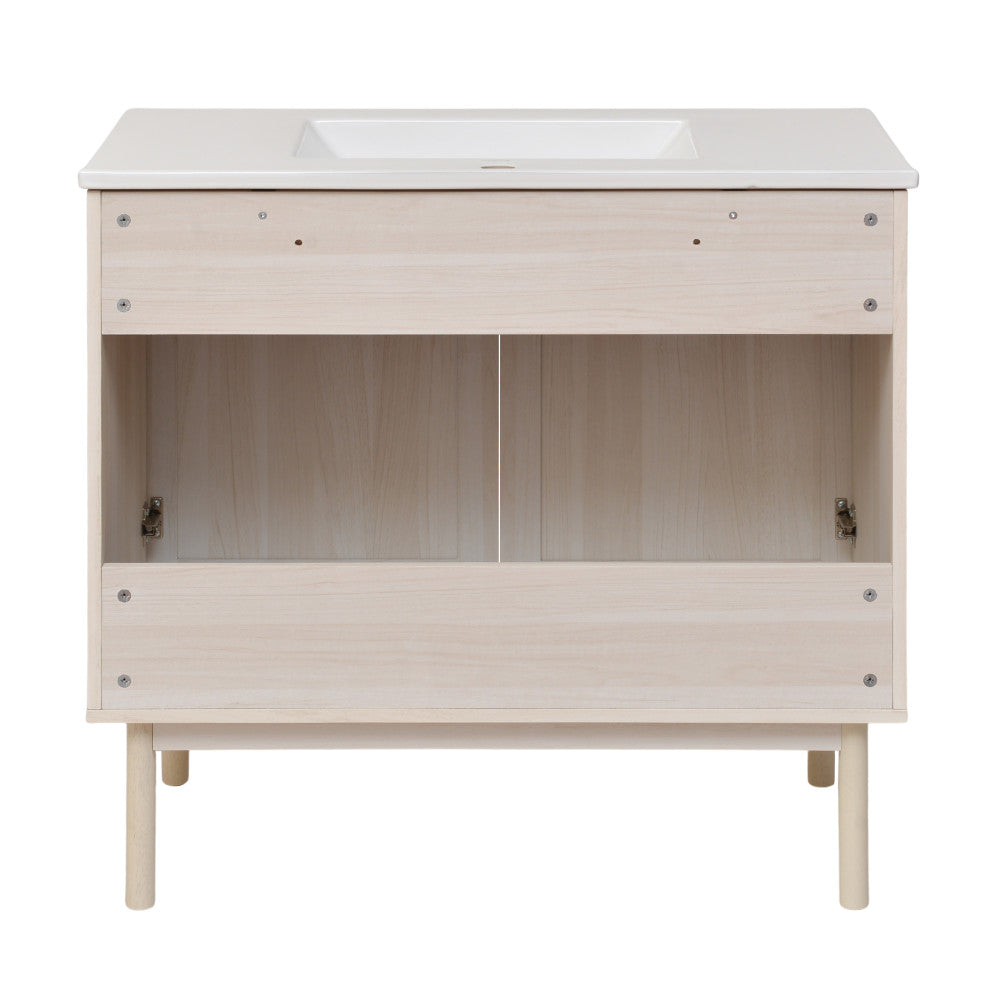 Classe 36" Bathroom Vanity in White Oak