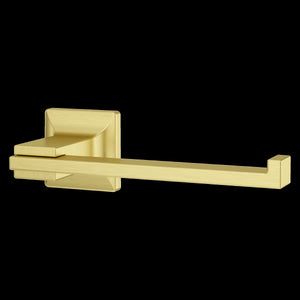 Verve Toilet Paper Holder in Brushed Gold