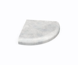 Swanstone™ 4-3/4"W x 4-3/4"D Ice Corner Shower Wall Soap Dish (2-Piece)