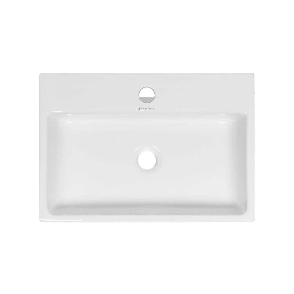 Claire 20 Rectangle Ceramic Vessel Sink