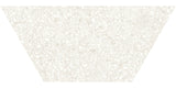 Anatolia Tile 10X24 Station Ivory Porcelain Half Hexagon Tile 64-001  - premium natural stone mosaic tile from Anatolia Tile, available at PoshHaus showroom in Keene, NH