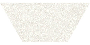Anatolia Tile 10X24 Station Ivory Porcelain Half Hexagon Tile 64-001  - premium natural stone mosaic tile from Anatolia Tile, available at PoshHaus showroom in Keene, NH