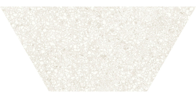 Anatolia Tile 10X24 Station Ivory Porcelain Half Hexagon Tile 64-001  - premium natural stone mosaic tile from Anatolia Tile, available at PoshHaus showroom in Keene, NH