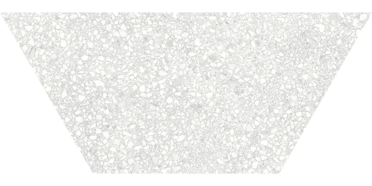 Anatolia Tile 10X24 Station Pearl Porcelain Half Hexagon Tile 64-002  - premium natural stone mosaic tile from Anatolia Tile, available at PoshHaus showroom in Keene, NH