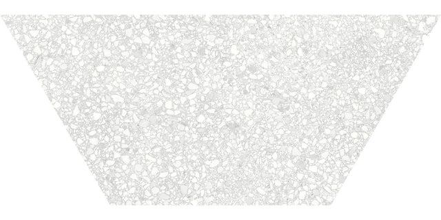 Anatolia Tile 10X24 Station Pearl Porcelain Half Hexagon Tile 64-002  - premium natural stone mosaic tile from Anatolia Tile, available at PoshHaus showroom in Keene, NH