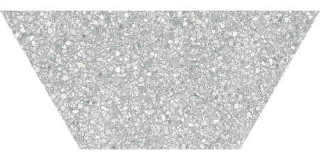 Anatolia Tile 10X24 Station Ash Porcelain Half Hexagon Tile 64-003  - premium natural stone mosaic tile from Anatolia Tile, available at PoshHaus showroom in Keene, NH