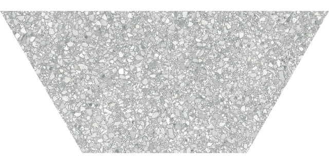 Anatolia Tile 10X24 Station Ash Porcelain Half Hexagon Tile 64-003  - premium natural stone mosaic tile from Anatolia Tile, available at PoshHaus showroom in Keene, NH