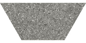 Anatolia Tile 10X24 Station Shadow Porcelain Half Hexagon Tile 64-004  - premium natural stone mosaic tile from Anatolia Tile, available at PoshHaus showroom in Keene, NH